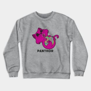 Adorable Panthor He Man Toy 1980 Crewneck Sweatshirt